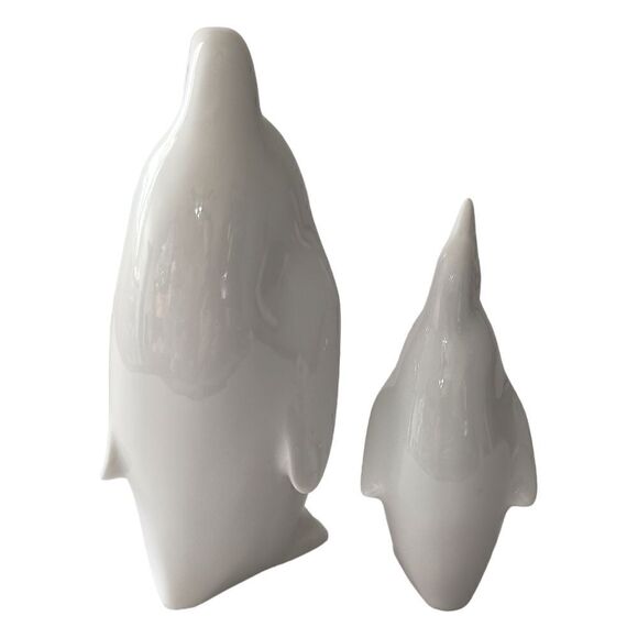 2 Otagiri Porcelain Penguin Figures Japan OMC White Vintage Holiday Winter Decor - Picture 8 of 16